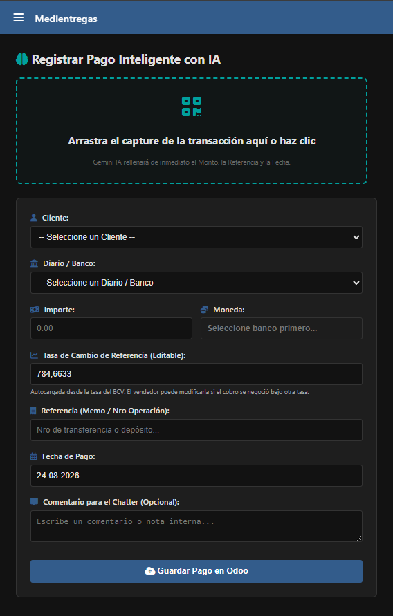 Pantalla de Pago Inteligente con IA